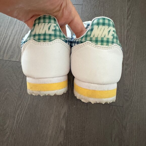 Nike Classic Gingham Cortez Sneakers Size 7 Women’s Preowned Runs Small - Picture 7 of 11